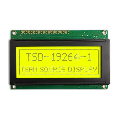 TSD 192x64 lcd STN módulo cob negativo azul con retroiluminación
    
