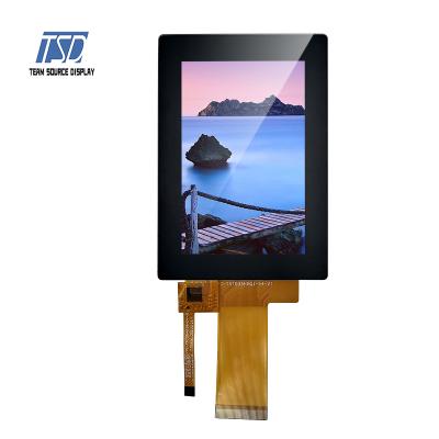 TN 3,5 pulgadas 320x480 285 nits interfaz MCU pantalla TFT lcd con panel táctil