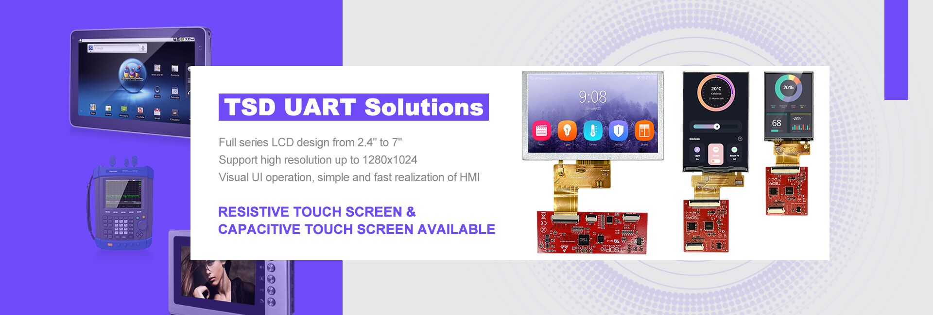 ¡La solución de pantalla LCD TSD Pro UART ya está disponible!

