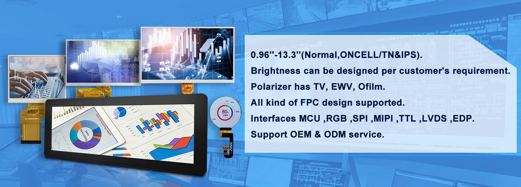 stable supplier of LCD module display 3.5inch ,4.3inch,7inch ,10.1inch LCD module TFT lcd display