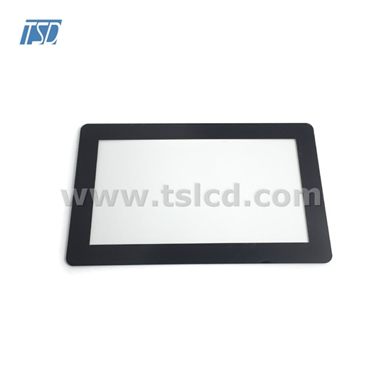 capacitive touch screen with cover lens