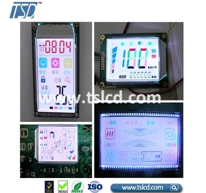 Panel de vidrio LCD personalizado TSD FSTN positivo TSD para máquina