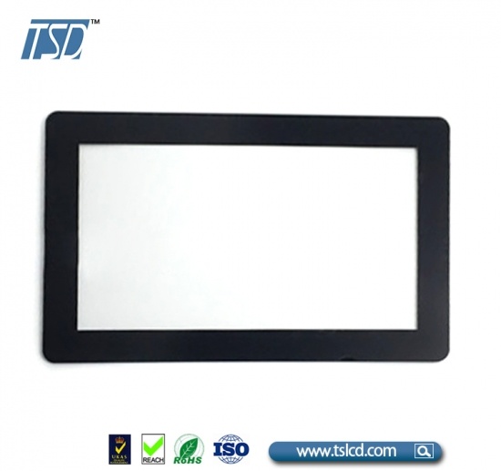 capacitive touch screen with cover lens