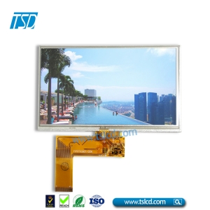 Pantalla LCD TFT de 7” de alto brillo con RTP 4wries