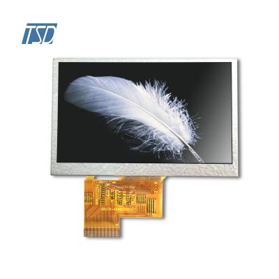 Pantalla TSD TFT LCD de 4,3 pulgadas de resolución 800x480 con alta luminosidad para automoción