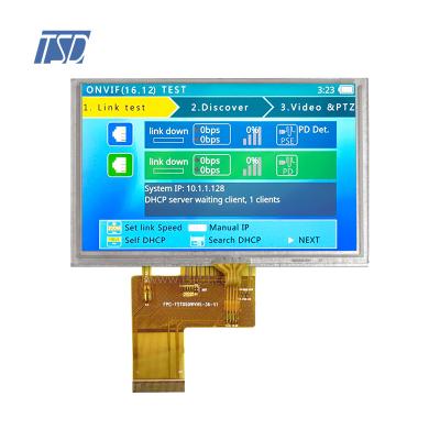 TSD Pantalla IPS del módulo TFT LCD de 5 pulgadas con panel táctil resistivo