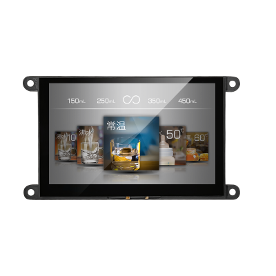 Mejor TSD HMI 7.0 inch UART interface tft lcd panel for coffee machine
