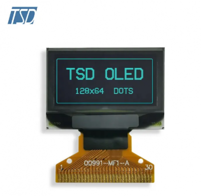 TSD 168*64 panel LCD de personalización OLED de tamaño pequeño de 0,96 pulgadas
