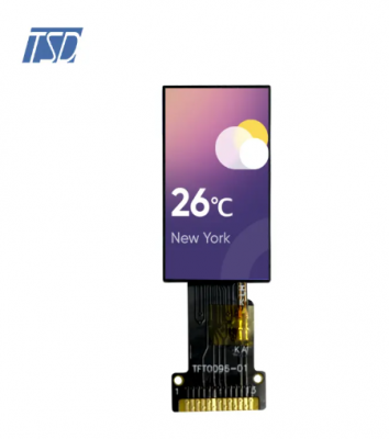 TSD 0,96 pulgadas TFT LCD Panel LCD de personalización Resolución 80 x (RGB) × 160