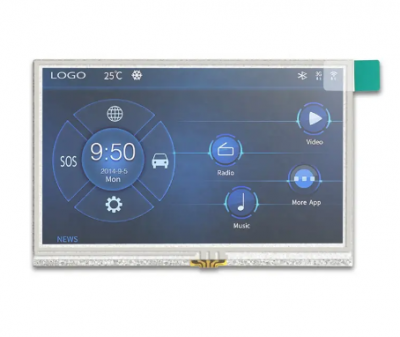 TSD panel LCD de personalización TFT LCD de 4,3 pulgadas con controlador ic SSD1963 de resolución 480*272 con RTP