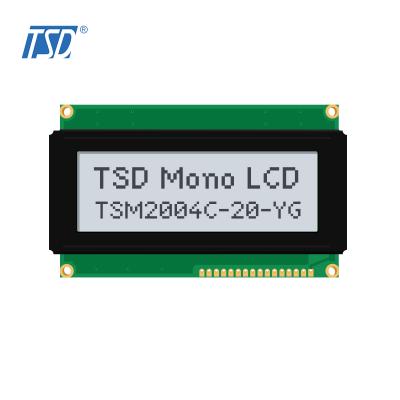 Módulo LCD TSD de 20 x 4 caracteres STN-YG/ Azul/ FSTN positivo