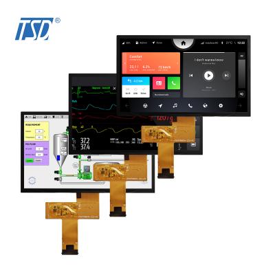 Módulo LCD TFT de 7 pulgadas con resolución TSD 1024X600 y alto brillo